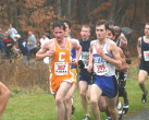 Tom Yersak in front pack at about 1 mile