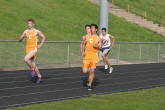 Brandon DiIenno and Chao Weng in the JV 400m 