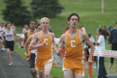 Rich Nelson and Colin Cunningham in the 800m