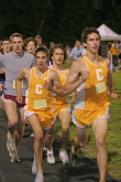 Rich Nelson, Vin Marziano, Greg Bredeck and Will Andes in the Varsity 1600m