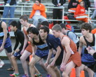 Start of JV 400m with Brandon DiIenno and Matt Maize