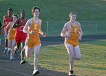 Kyle Burch and Brandon Billman (Joe Masoero in back) in the 800m