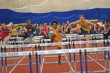 Aaron DeCaires in the 55m HH