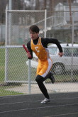 Chris Chen in the 4 X 400m