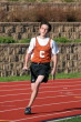 Mike DeFinis in the 4 X 400m