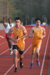 Mike Schiafone to Devin Prate in another 4 X 400m