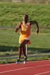 Richie Davis in the 200m