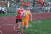 Kevin Merrigan in the 4 X 400m