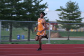 Niraj Patel in the 4 X 400m
