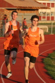 Tim Brill and Alex Walker in the training 4 X 400m