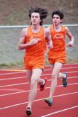 Matt Adams and Jeremy Morgan in 1600m