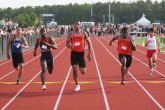 Darren McCluskey and Jon Scott in 100m