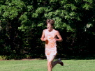 Paul McFadden about 1/2 mile from the finish