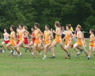 At the beginning of the race