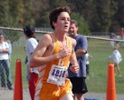 Tyler McAdam near finish
