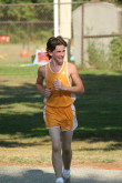 Freshman Graham Davis at the 3 mile mark