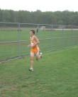 Joe Foley about 800m from the finish