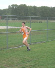 Ryan Lutz about 800m from the finish