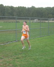 Liam Eells about 800m from the finish
