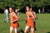 Colin Cunningham and Steve Burkholder at about 2 miles