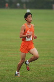 Andrew Yang on flats before 2nd hill