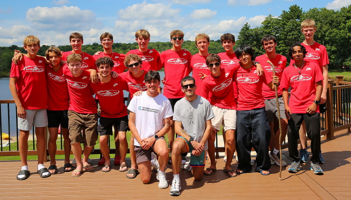 team at camp
