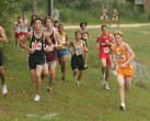Soph Kevin Schickling at the back hill