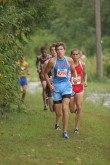 Winner Joe Gilch, Triton Regional, approaches the back hill in 3rd