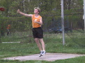 Cannon launches the discus