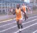 Lewis in the 200m