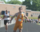 Steve Iwanczuk in the 100m