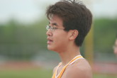 Chris Chen after the 110HH finals