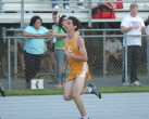 Rich Nelson finishing the 1600m