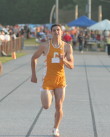 Matt Raychert finishes the 400m