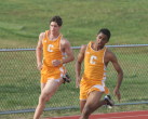 Steve Lang and Aaron DeCaires in 200m