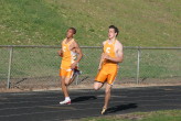 AJ Valentine and Chris Steliga in the 400m