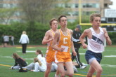 Marc Saccomanno and Chris Applegate early in the 1600m