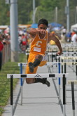 Aaron DeCaires in the 110HH