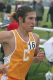 Vin Marziano midway in the 3200m