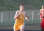 Joe Gentes in the 400m