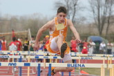 Mike Brocco in the Shuttle Hurdles