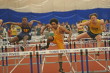 Aaron DeCaires in the 55m HH