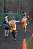 Mike Schiafone to Mike Palmieri in 4 X 200