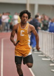 Aaron DeCaires in the 4 x 200m