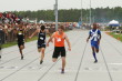 Kevin Merrigan in the 200m Dash trials
