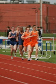 Marc Saccomanno and Chris Applegate early in 1600m