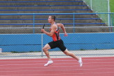 John Barr in 4 x 100m