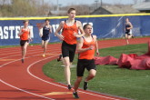 Greg Malloy and Ty Somers finishing 1600m