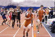 Ross Staudt takes off in 4 X 400m Relay
